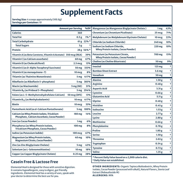 Elemental Heal — Meal replacement for healing the gut